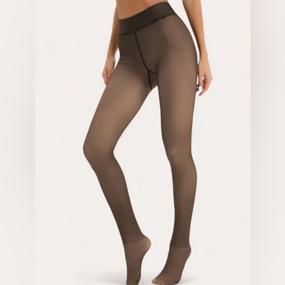 NWT fleece lined winter tights- Qotton- Chic Sherpa tights